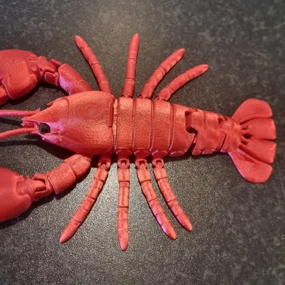 Mô hình tôm hùm khớp nối in 3D linh hoạt