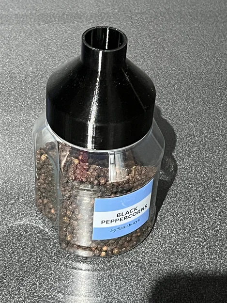 Phễu chiết tiêu muối tiện lợi, tiết kiệm không gian, phù hợp mọi loại cối xay - Image 1