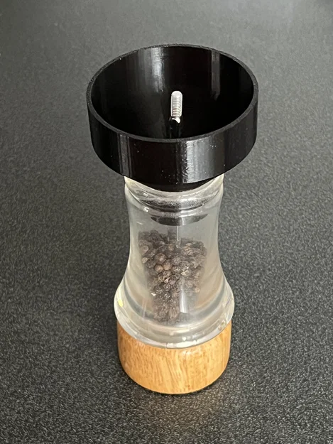 Phễu chiết tiêu muối tiện lợi, tiết kiệm không gian, phù hợp mọi loại cối xay - Image 2