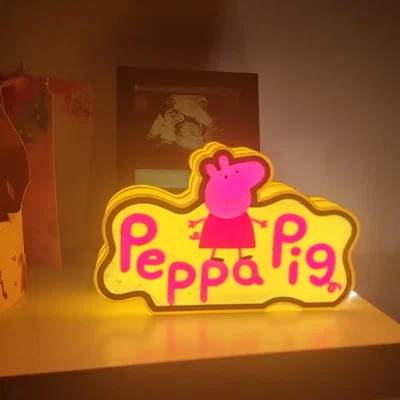 Hộp đèn trang trí chủ đề hoạt hình