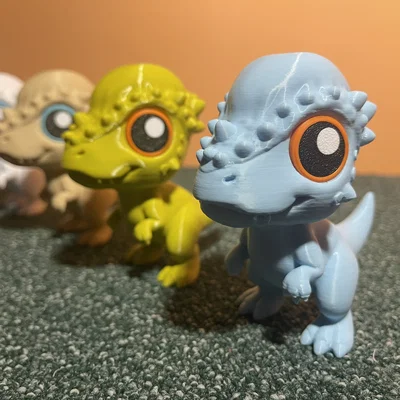 Khủng long Pachycephalosaurus "Pachy" dễ thương – PHIÊN BẢN HOẠT HÌNH (không cần AMS)