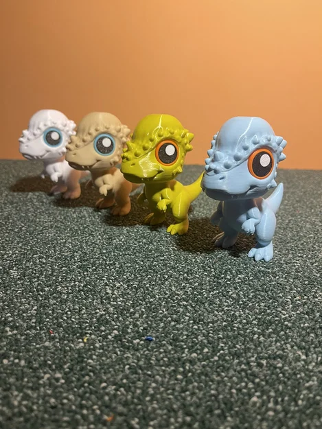 Khủng long Pachycephalosaurus "Pachy" dễ thương – PHIÊN BẢN HOẠT HÌNH (không cần AMS) - Image 2