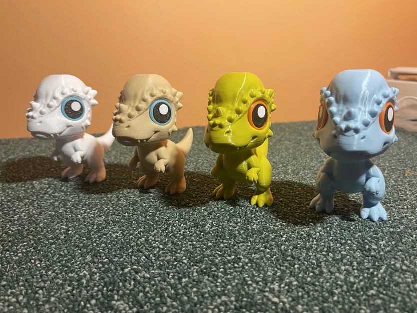 Khủng long Pachycephalosaurus "Pachy" dễ thương – PHIÊN BẢN HOẠT HÌNH (không cần AMS) - Image 3