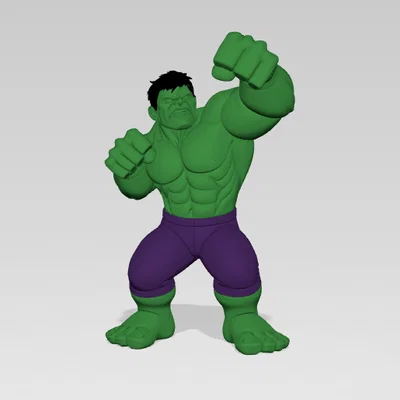 Mô hình 3D Hulk - Nhân vật siêu anh hùng ấn tượng cho người sưu tầm