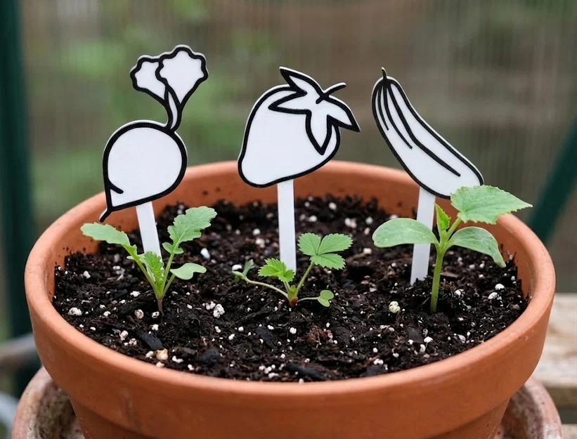 Bộ thẻ đánh dấu cây trồng Garden Plant Markers - Image 1