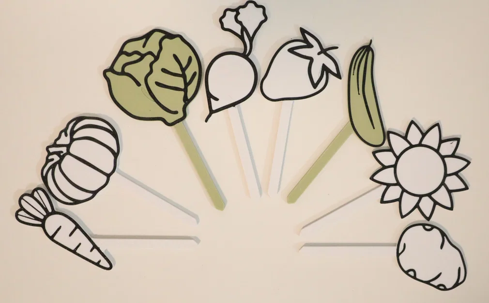 Bộ thẻ đánh dấu cây trồng Garden Plant Markers - Image 2