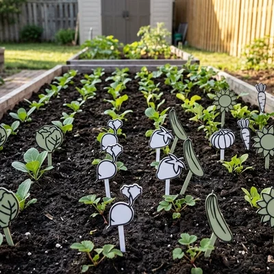 Bộ thẻ đánh dấu cây trồng Garden Plant Markers