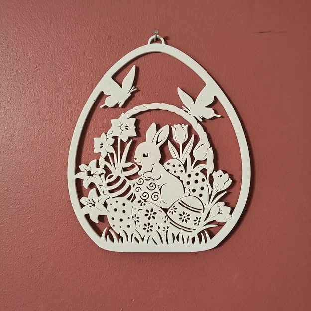 Vật phẩm trang trí hình trứng và thỏ Phục sinh độc đáo cho gia đình - Image 1