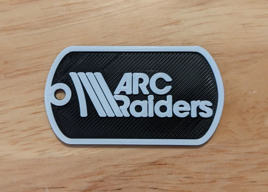 Mẫu in 3D Dog Tag ARC Raiders cho game thủ - Image 1