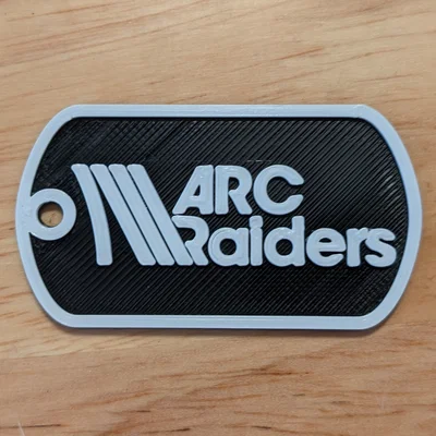 Mẫu in 3D Dog Tag ARC Raiders cho game thủ