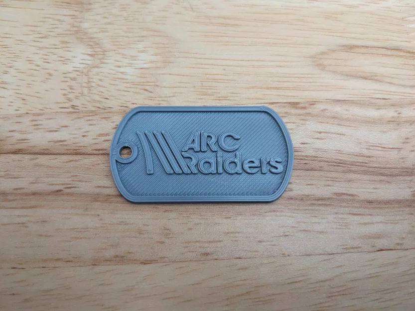 Mẫu in 3D Dog Tag ARC Raiders cho game thủ - Image 2