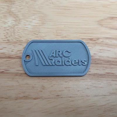 Mẫu in 3D Dog Tag ARC Raiders cho game thủ