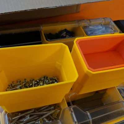 Bộ khay lồng (Nested Cups) cho hộp đựng đồ nghề DeWalt Tough System