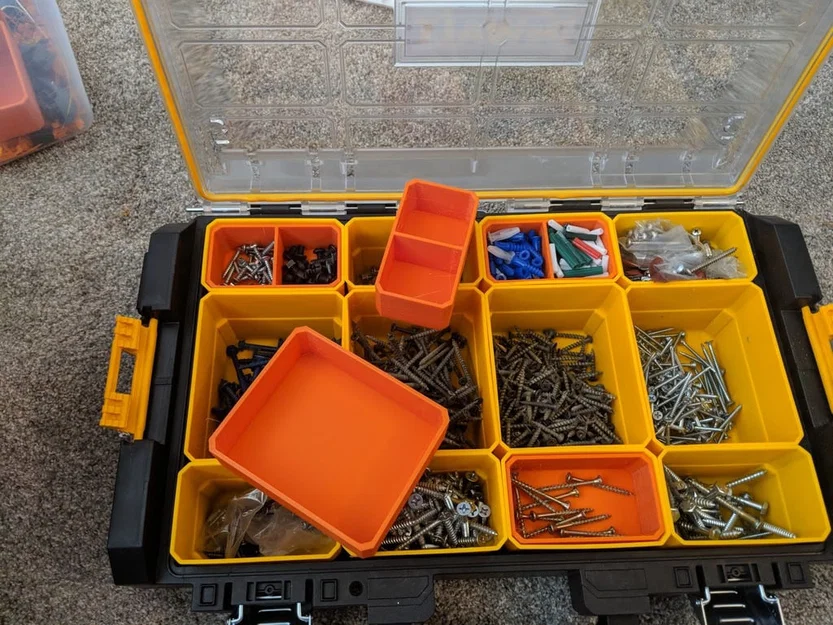 Bộ khay lồng (Nested Cups) cho hộp đựng đồ nghề DeWalt Tough System - Image 11