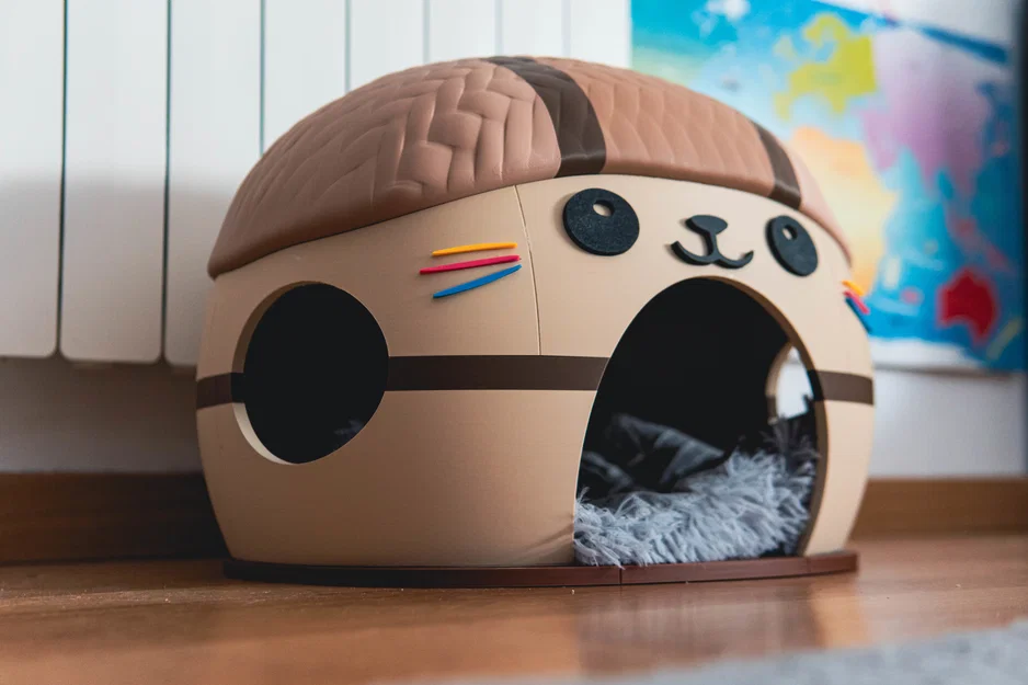 Nhà Mèo Kawai Dễ Thương - Ngôi Nhà Cho Thú Cưng Cỡ Lớn - Image 1