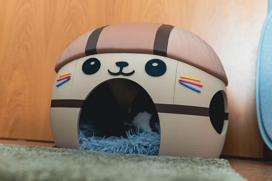 Nhà Mèo Kawai Dễ Thương - Ngôi Nhà Cho Thú Cưng Cỡ Lớn - Image 6