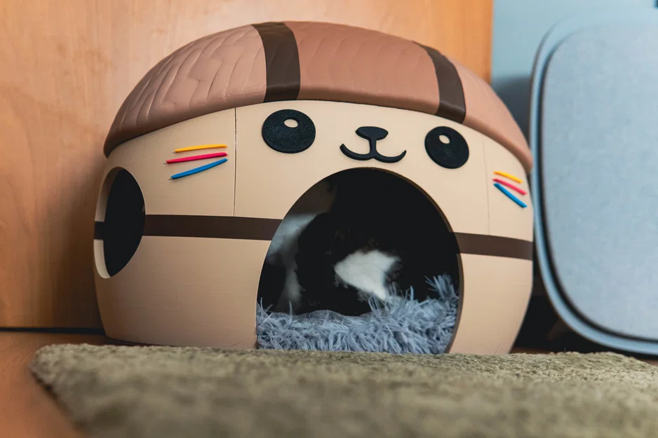 Nhà Mèo Kawai Dễ Thương - Ngôi Nhà Cho Thú Cưng Cỡ Lớn - Image 7