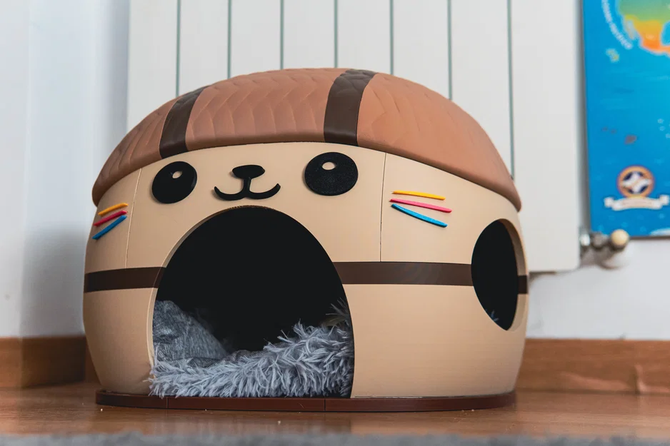 Nhà Mèo Kawai Dễ Thương - Ngôi Nhà Cho Thú Cưng Cỡ Lớn - Image 13