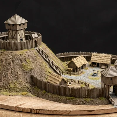 Mô hình Lâu đài Motte and Bailey trong cuộc chinh phục Norman