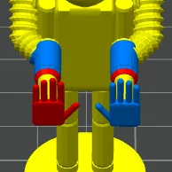 Mô hình 3D nhân vật người chơi game Poppy Playtime ấn tượng