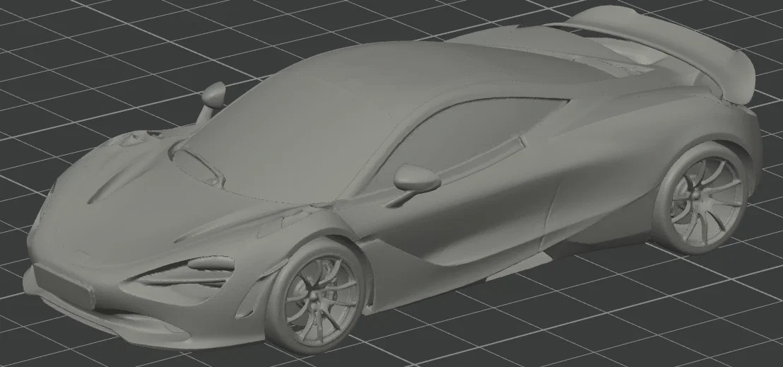 Mô hình 3D xe McLaren 750S sắc nét cho anh em đam mê trưng bày - Image 1