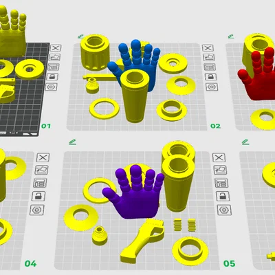 Mô hình bàn tay Poppy Playtime in 3D (Phiên bản không kèm ba lô)