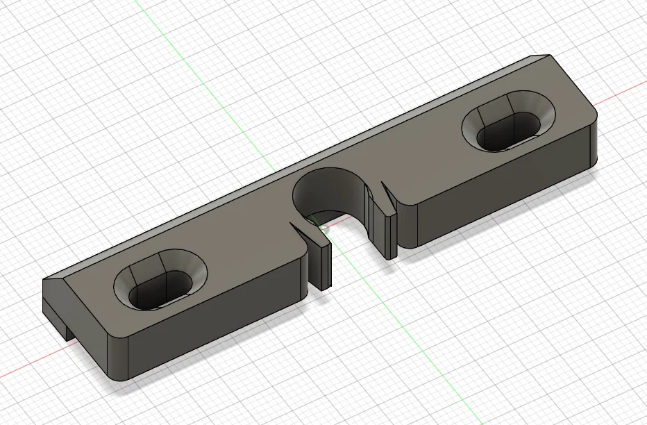 Bộ chốt đóng cửa ban công Roto thay thế êm ái (Thiết kế 3D) - Image 1