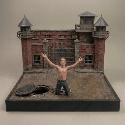 Mô hình 3D The Shawshank Redemption: Cảnh vượt ngục kinh điển