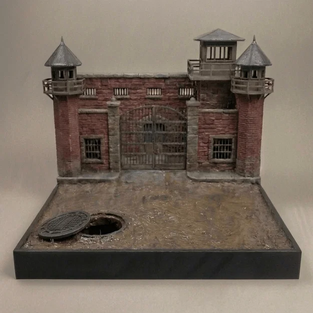 Mô hình 3D The Shawshank Redemption: Cảnh vượt ngục kinh điển - Image 2