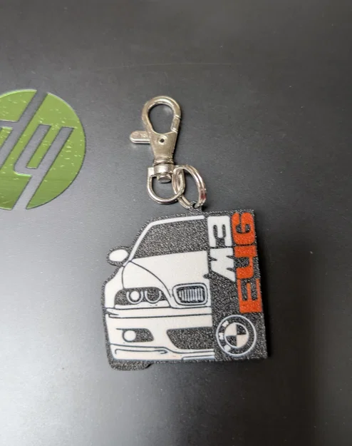 Móc khóa BMW M3 E46 - Mẫu thiết kế in 3D độc đáo - Image 1