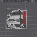 Móc khóa BMW M3 E46 - Mẫu thiết kế in 3D độc đáo - Thumbnail 2