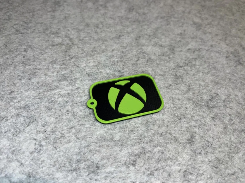 Móc khóa logo Xbox in 3D - Phụ kiện trang trí độc đáo cho game thủ - Image 1