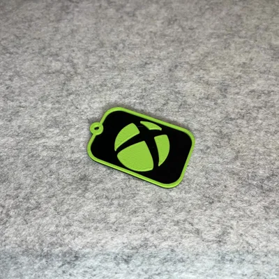 Móc khóa logo Xbox in 3D - Phụ kiện trang trí độc đáo cho game thủ