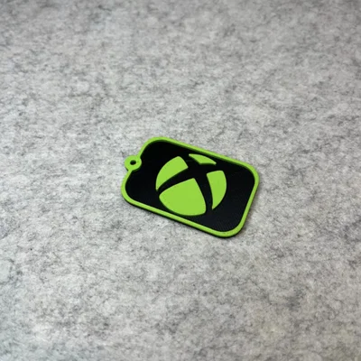 Móc khóa logo Xbox in 3D - Phụ kiện trang trí độc đáo cho game thủ