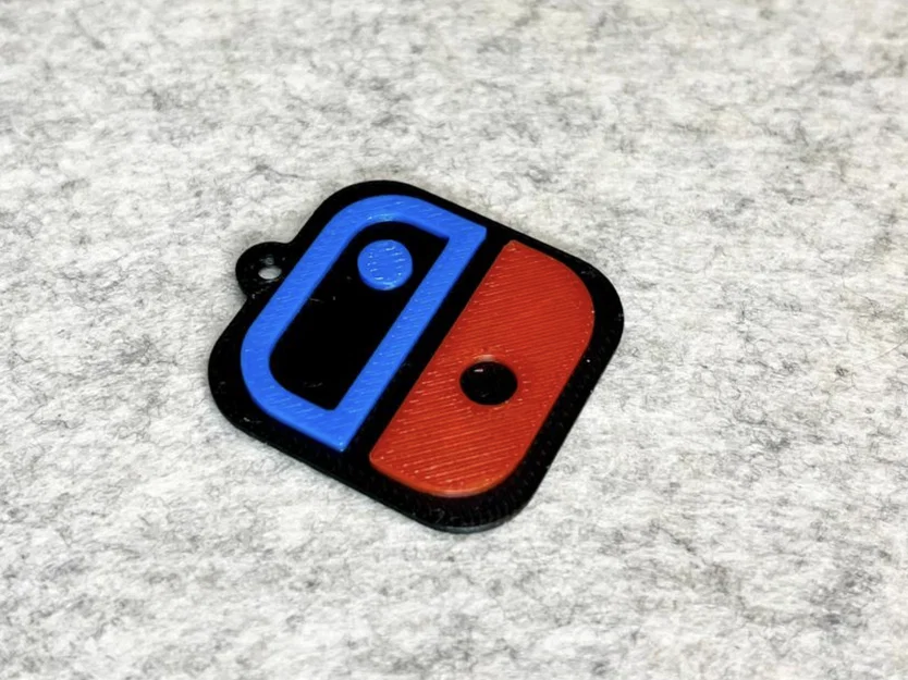 Móc khóa logo Nintendo Switch - Phụ kiện trang trí cho game thủ - Image 1