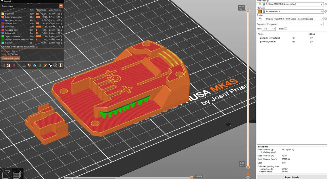 Bộ chuyển đổi pin AEG/Ridgid sang máy dùng Parkside - Image 16