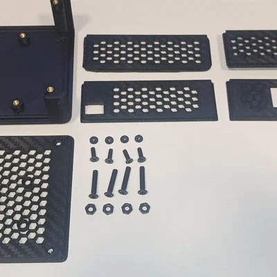 Vỏ case Raspberry Pi 3B+ in 3D thiết kế module linh hoạt