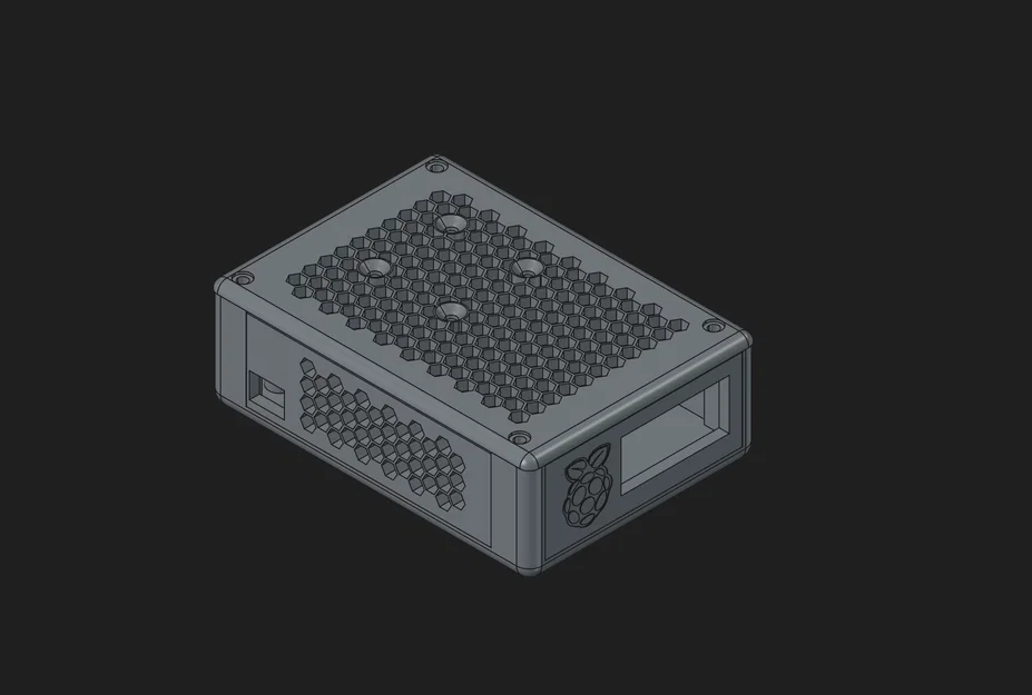 Vỏ case Raspberry Pi 3B+ in 3D thiết kế module linh hoạt - Image 11