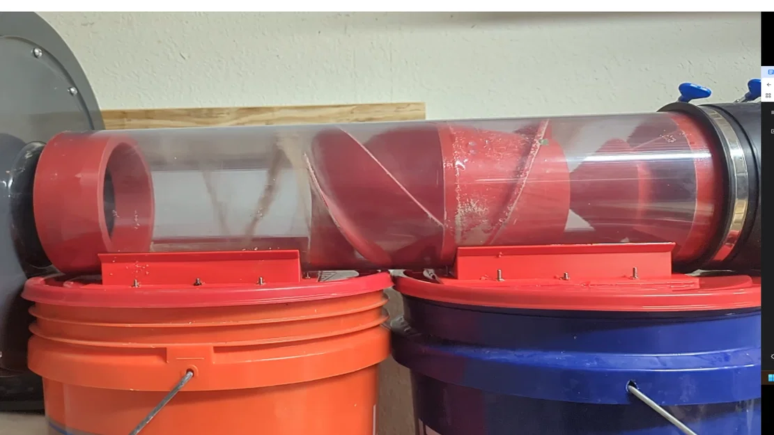 Bộ lọc bụi ly tâm (Centrifugal Dust Separator) cho ống 6 inch - Image 1