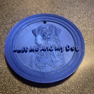 Token hình chó Golden Retriever