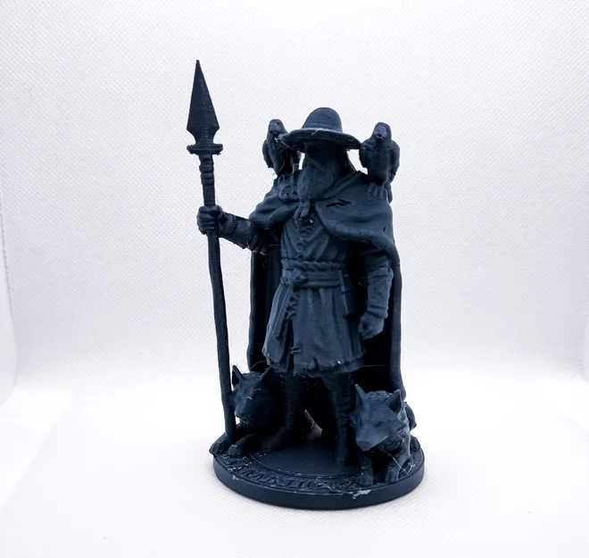 Mô hình 3D Odin trong thần thoại Bắc Âu - Phiên bản hình người - Image 5