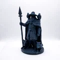 Mô hình 3D Odin trong thần thoại Bắc Âu - Phiên bản hình người - Thumbnail 5