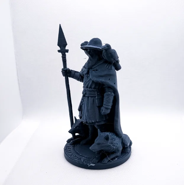 Mô hình 3D Odin trong thần thoại Bắc Âu - Phiên bản hình người - Image 6
