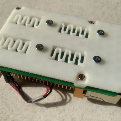 Giá gắn Slim RPi cho thanh ray DIN37