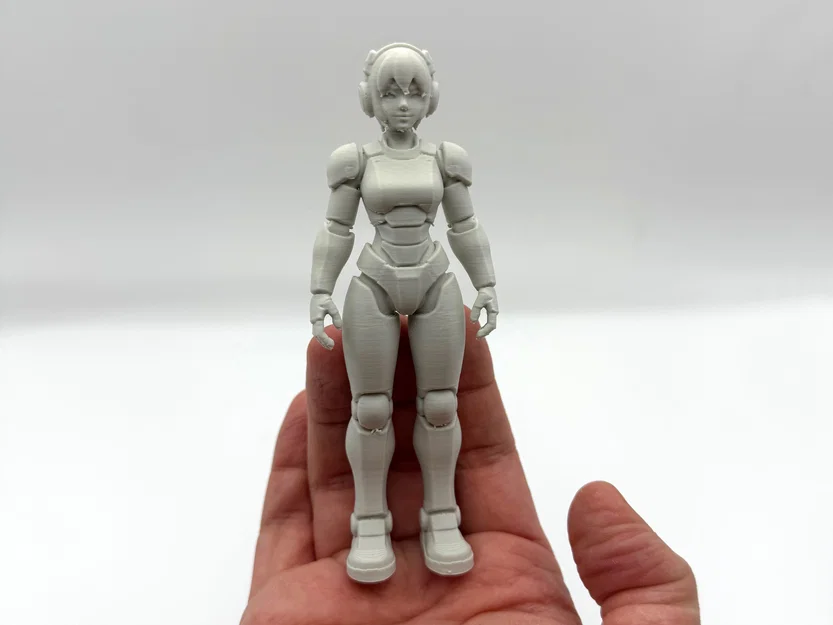 Mô hình Robot Nữ – Nhân vật Sci-Fi tinh tế - Image 1