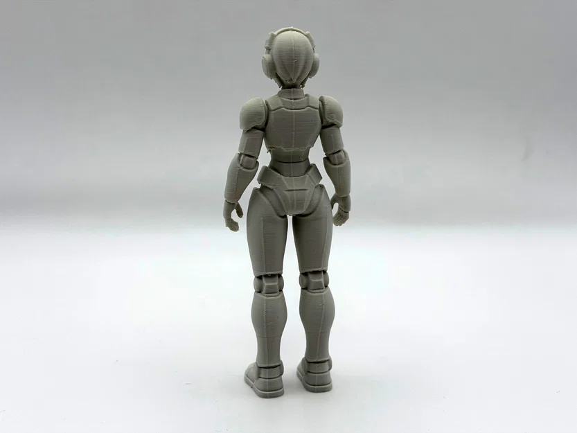 Mô hình Robot Nữ – Nhân vật Sci-Fi tinh tế - Image 4