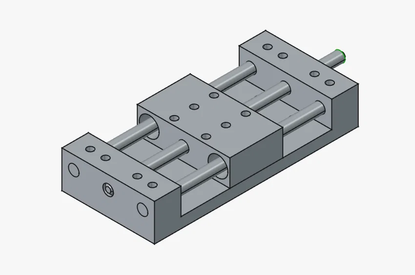 Mô hình tham khảo: Linear Stage (75mm) - Image 2
