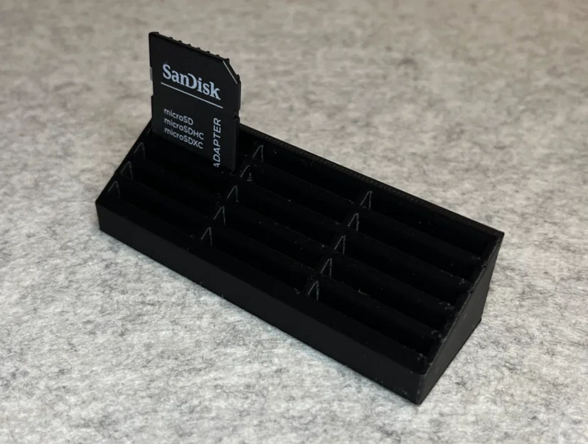 Khay để 15 thẻ SD - Phụ kiện sắp xếp góc làm việc gọn gàng - Image 5