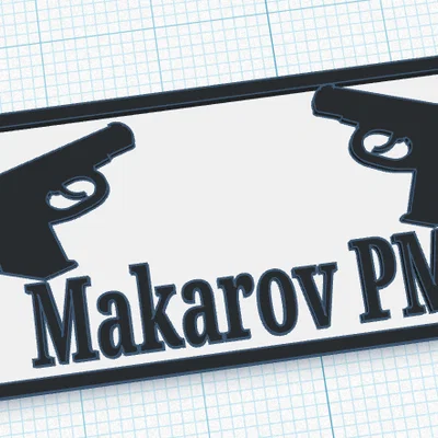 Móc khóa in 3D Makarov PM - Phụ kiện cá tính cực chất