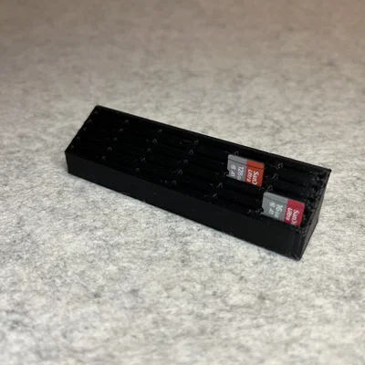 Đế giữ 30 thẻ MicroSD in 3D: Giải pháp sắp xếp thẻ nhớ gọn gàng